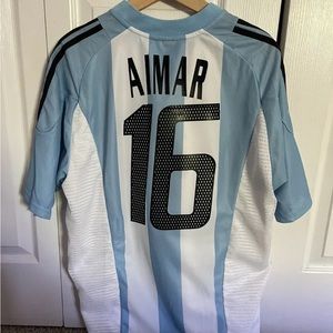 Argentina Aimar Soccer jersey